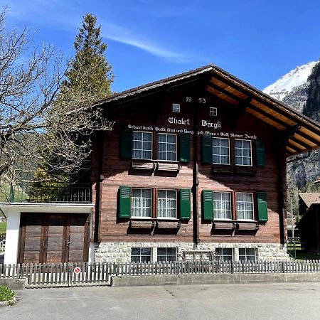 Familienferien Im Chalet Baergli Kandersteg Exterior photo